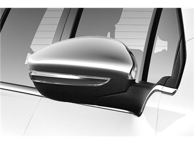 Set of exterior mirror covers CHROME Peugeot 208, 2008, Citroën C3, C4 Cactus