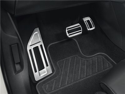 Sada hliníkových pedálů a opěry chodidla pro AUTOMATICKOU převodovku Peugeot, Citroën, DS, Opel