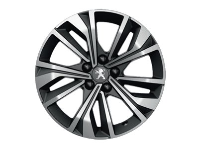 Alloy wheel Peugeot MERION black 17" - 508 (R8)