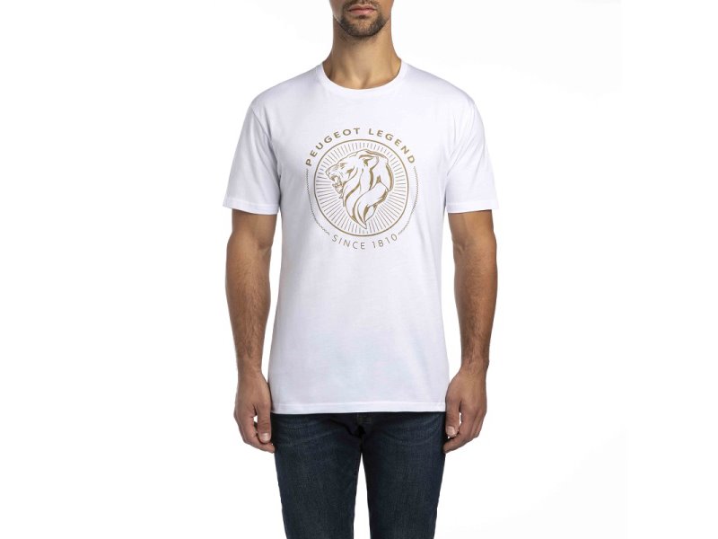 Peugeot LEGEND 2018 white t-shirt for men