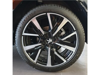 Decorative aluminum wheel insert JORDAAN / BRONX Peugeot 208 (P21) - BLACK ONYX