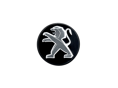 Středová krytka Peugeot černá onyx