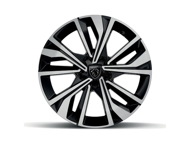 Alloy wheel Peugeot MERION black 17" - 508 (R8)