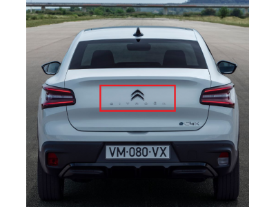 Emblemat „EMBLÉM” + „CITROЁN” z tyłu CITROËNA C4 X, Ë-C4...