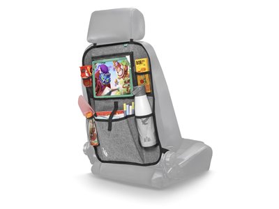 Organizér na sedadlo s kapsou na tablet Zopa - šedý
