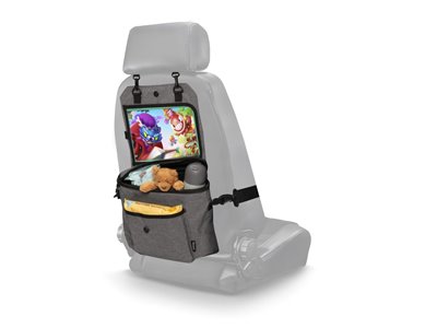 3-i-1 sammenklappelig bil sædeorganisator - grå
