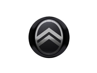 Enjoliveur central pour jante en alliage Citroën 2024 - noir