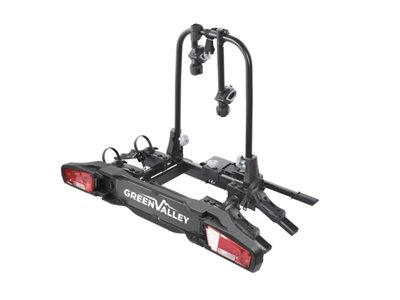 Gröna Dalen Tourer 2 – hopfällbar cykelhållare för dragkrok (2 cyklar)