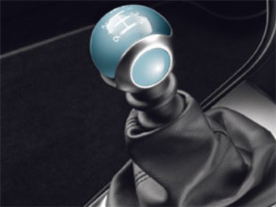 Pomello della leva del cambio BVM6 in blu Botticelli e cromato Citroën, DS