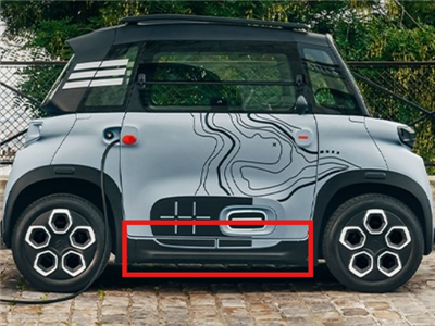 Side moulding Citroën Ami