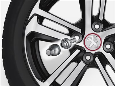 Peugeot, Citroën, DS Automobiles, Opel veiligheidsschroeven voor lichtmetalen velgen